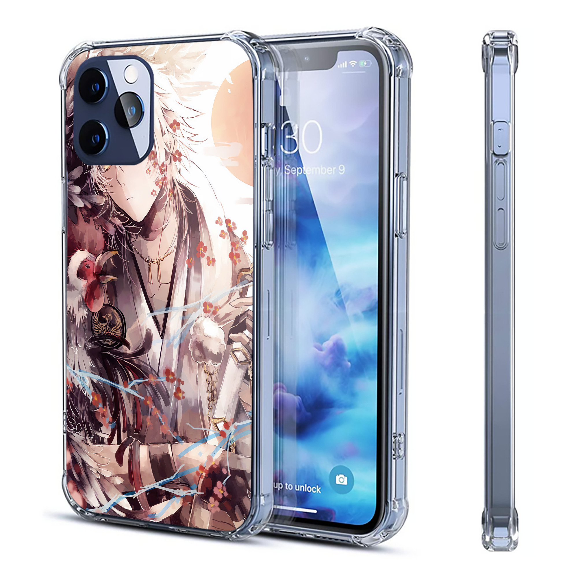 （画像用） 刀剣乱舞 Touken Ranbu 【iPhone 12シリーズ対応】透明スマホケース（クリアソフトケース）